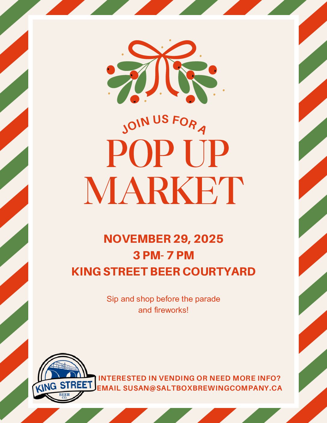 Pop Up Market at King Street Courtyard