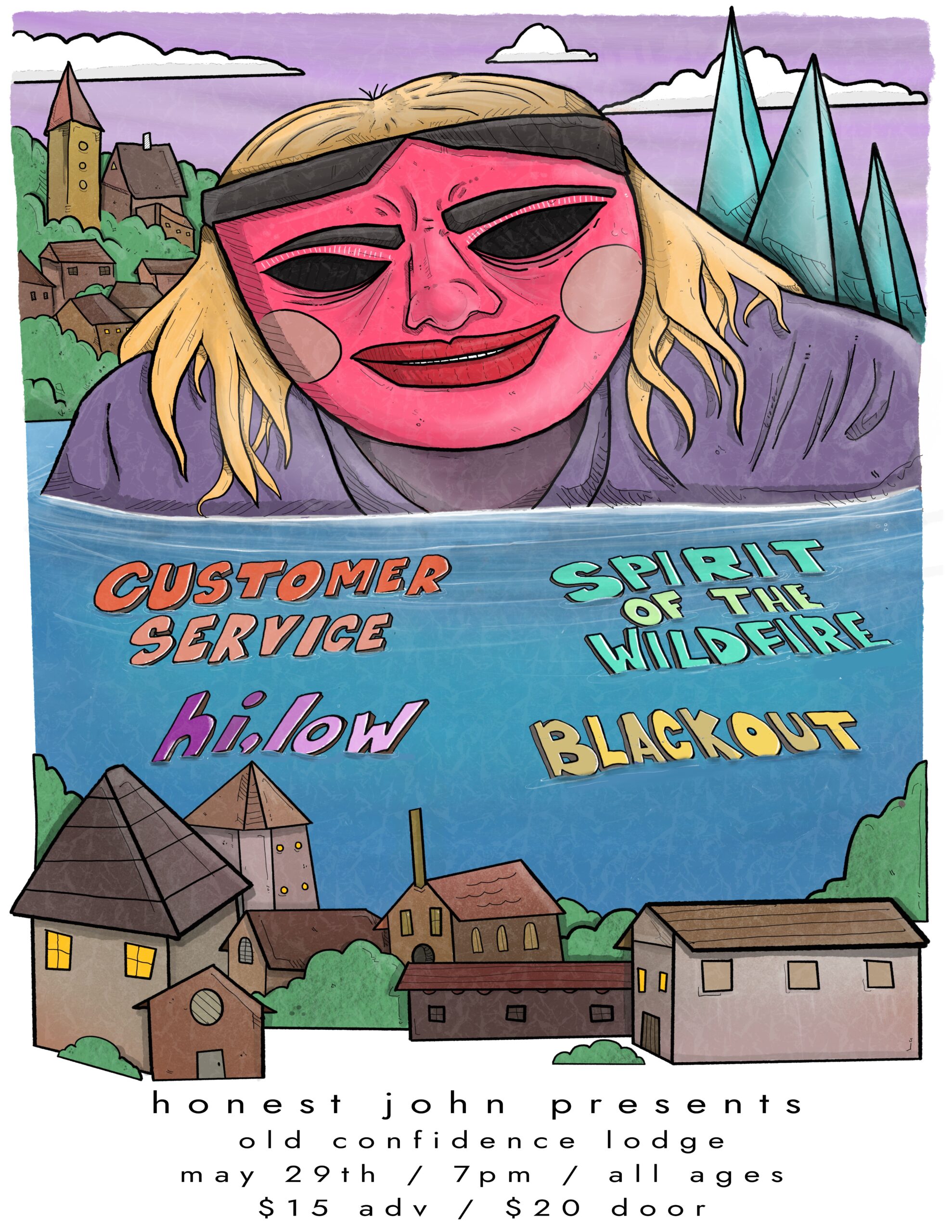 Customer Service, Spirit of the Wildfire + Others @ Old Confidence Lodge