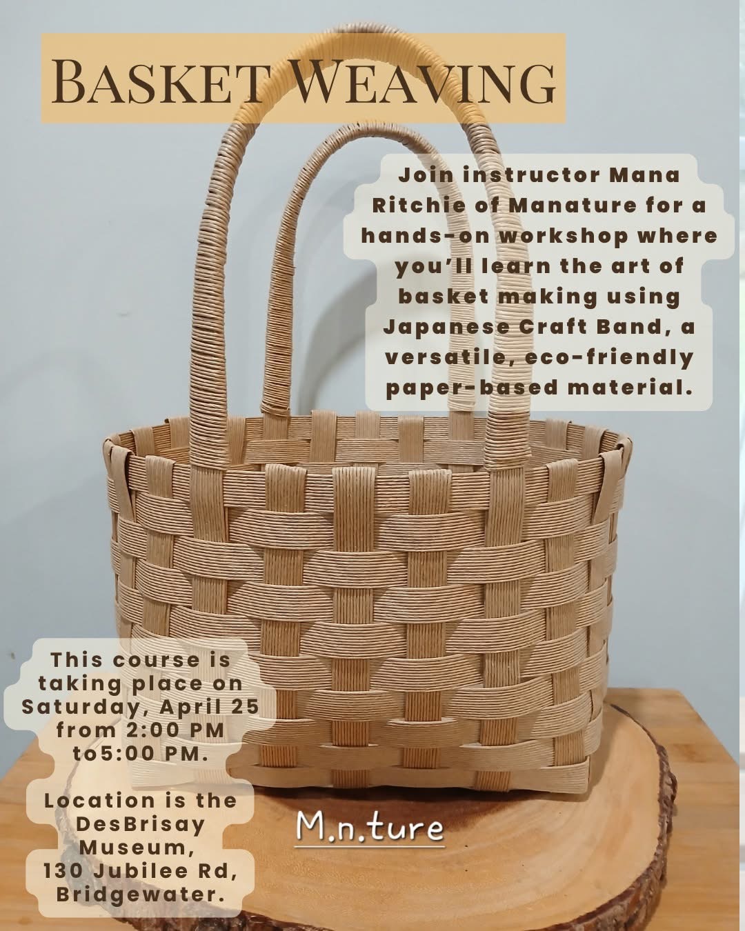 Basket Weaving with Mana Ritchie!